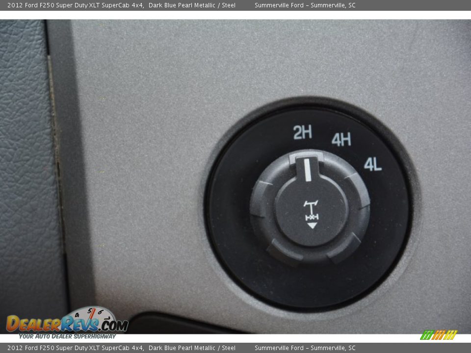 2012 Ford F250 Super Duty XLT SuperCab 4x4 Dark Blue Pearl Metallic / Steel Photo #27