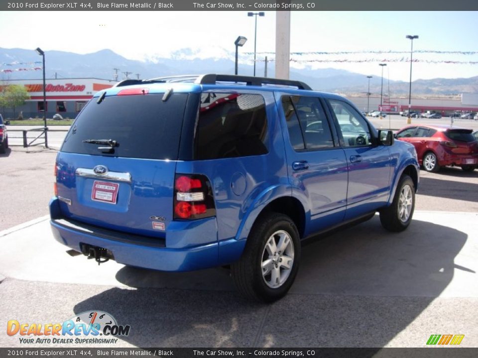 2010 Ford Explorer XLT 4x4 Blue Flame Metallic / Black Photo #5