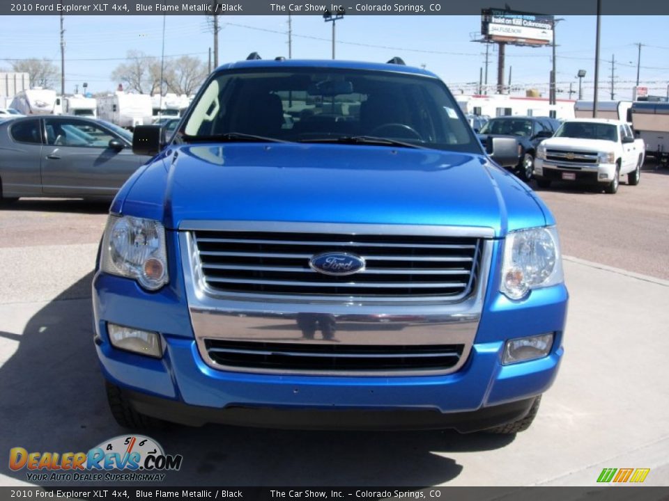 2010 Ford Explorer XLT 4x4 Blue Flame Metallic / Black Photo #8