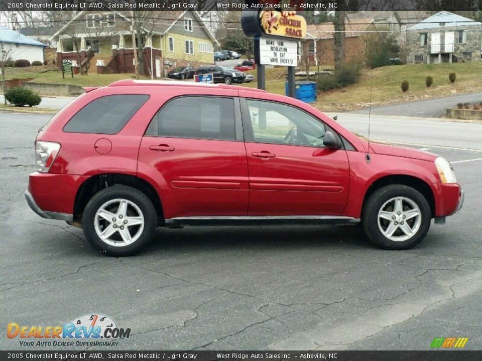 2005 Chevrolet Equinox LT AWD Salsa Red Metallic / Light Gray Photo #7