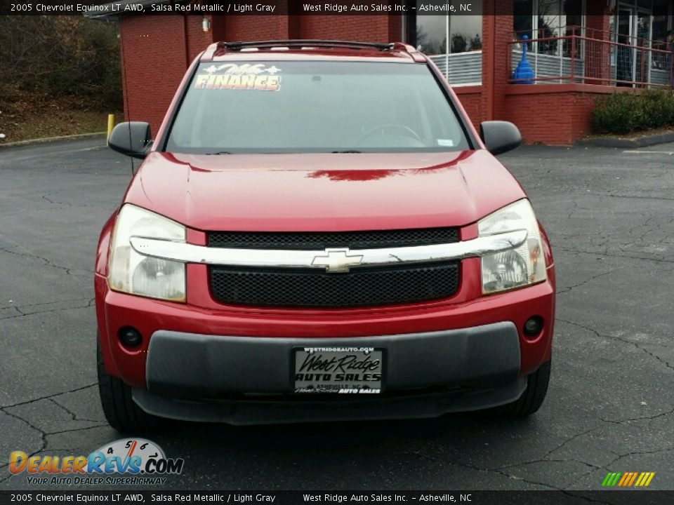 2005 Chevrolet Equinox LT AWD Salsa Red Metallic / Light Gray Photo #9