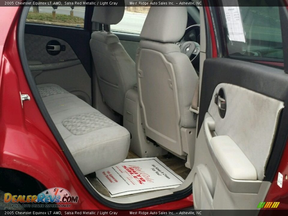 2005 Chevrolet Equinox LT AWD Salsa Red Metallic / Light Gray Photo #11
