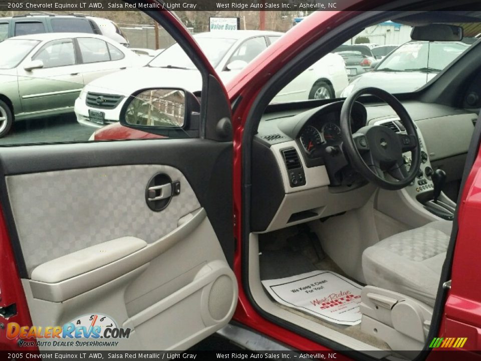 2005 Chevrolet Equinox LT AWD Salsa Red Metallic / Light Gray Photo #16
