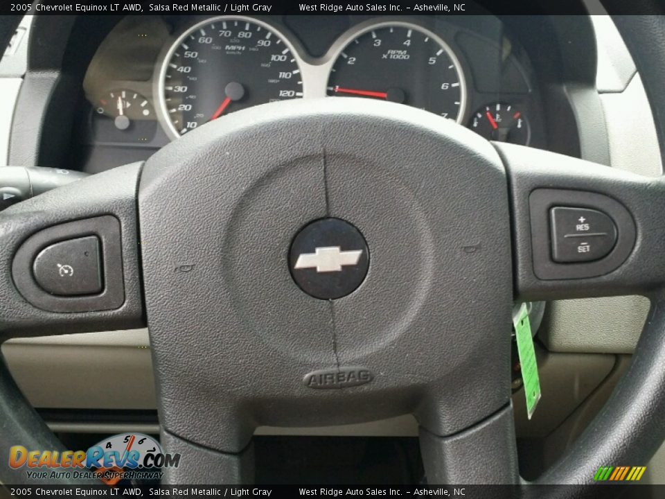 2005 Chevrolet Equinox LT AWD Salsa Red Metallic / Light Gray Photo #19