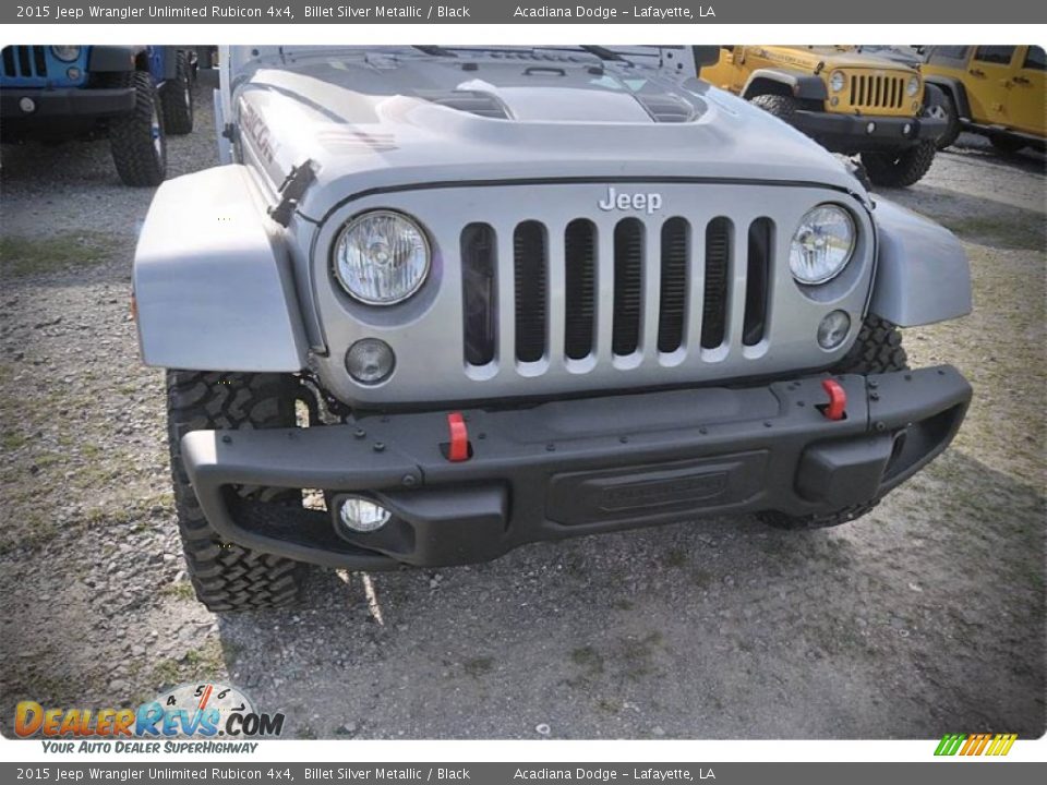 Billet Silver Metallic 2015 Jeep Wrangler Unlimited Rubicon 4x4 Photo #6