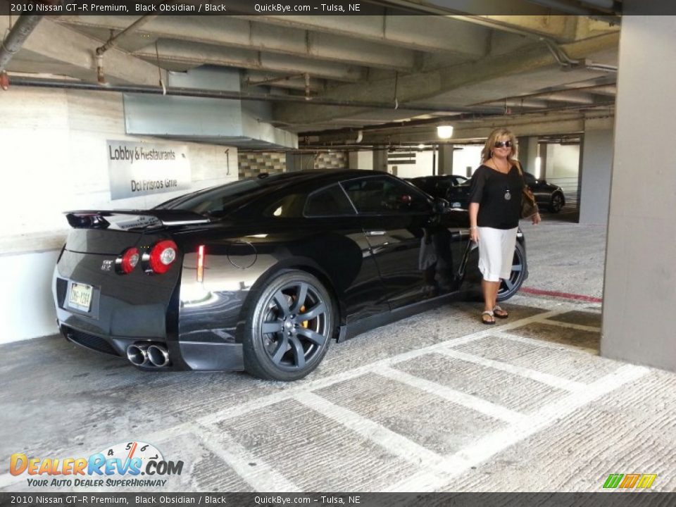 2010 Nissan GT-R Premium Black Obsidian / Black Photo #8