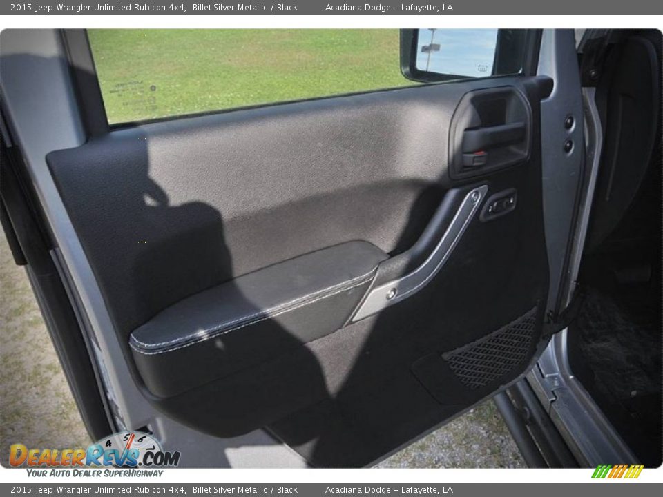 2015 Jeep Wrangler Unlimited Rubicon 4x4 Billet Silver Metallic / Black Photo #10