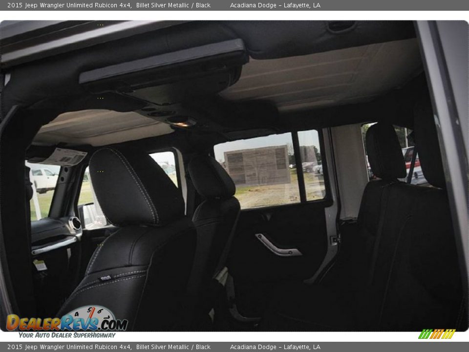 2015 Jeep Wrangler Unlimited Rubicon 4x4 Billet Silver Metallic / Black Photo #15
