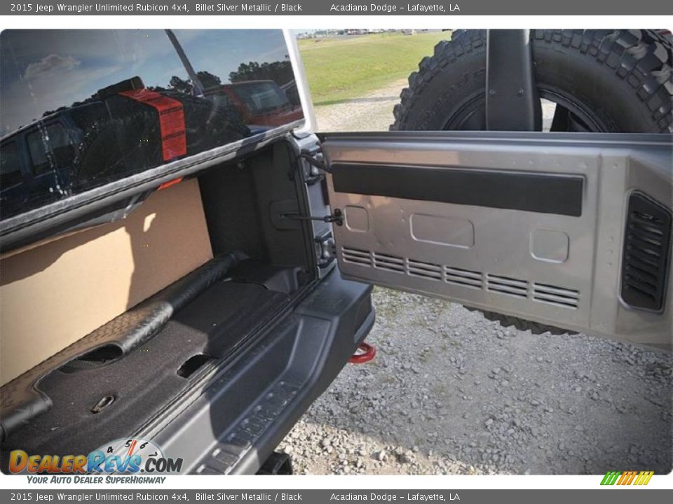 2015 Jeep Wrangler Unlimited Rubicon 4x4 Billet Silver Metallic / Black Photo #16