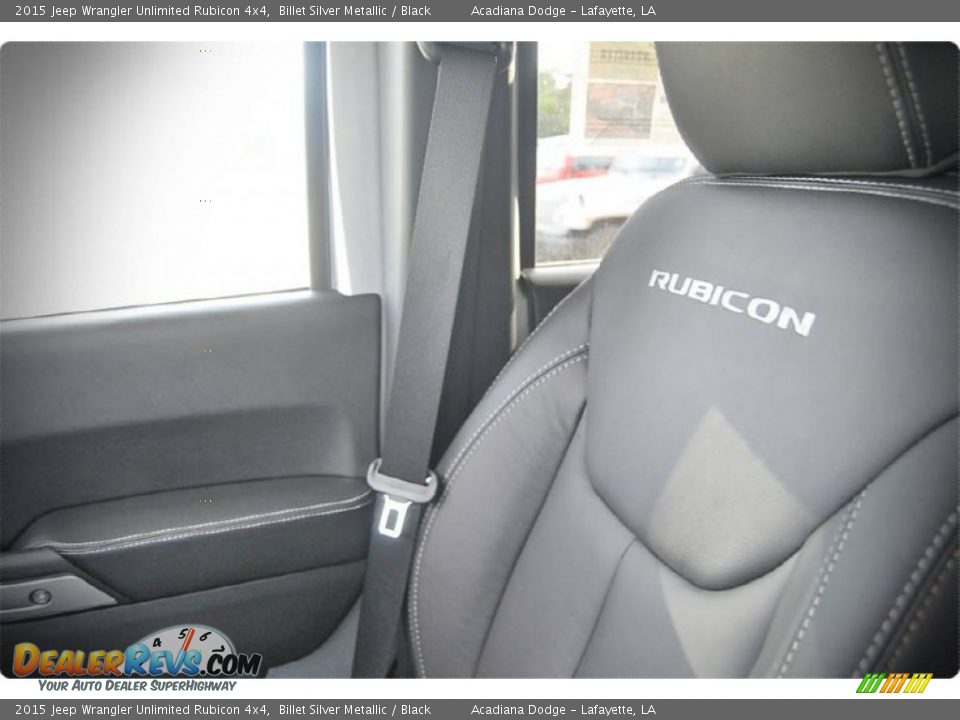 Front Seat of 2015 Jeep Wrangler Unlimited Rubicon 4x4 Photo #21