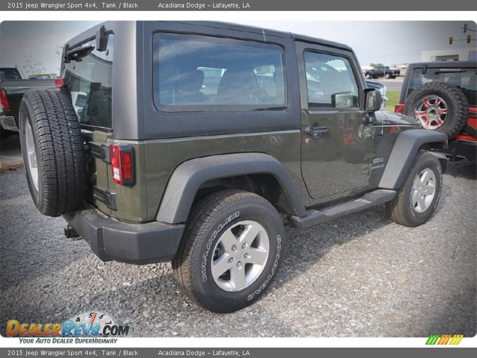 2015 Jeep Wrangler Sport 4x4 Tank / Black Photo #4