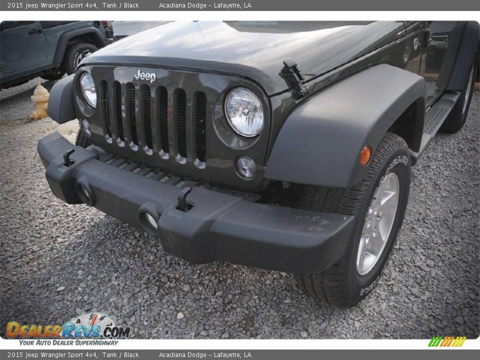 2015 Jeep Wrangler Sport 4x4 Tank / Black Photo #6