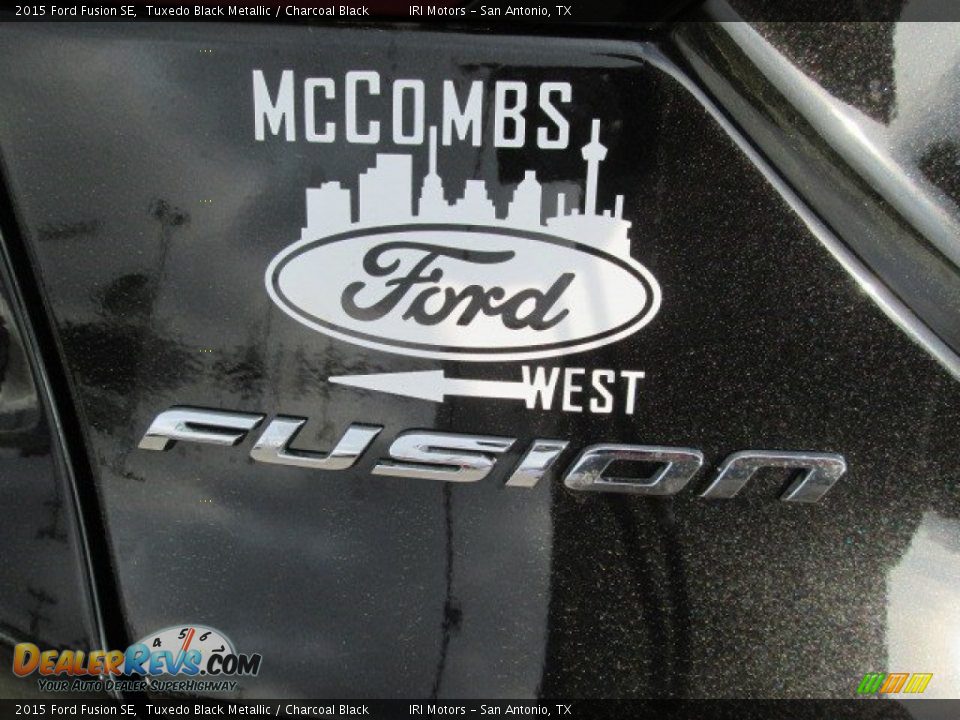 2015 Ford Fusion SE Tuxedo Black Metallic / Charcoal Black Photo #11