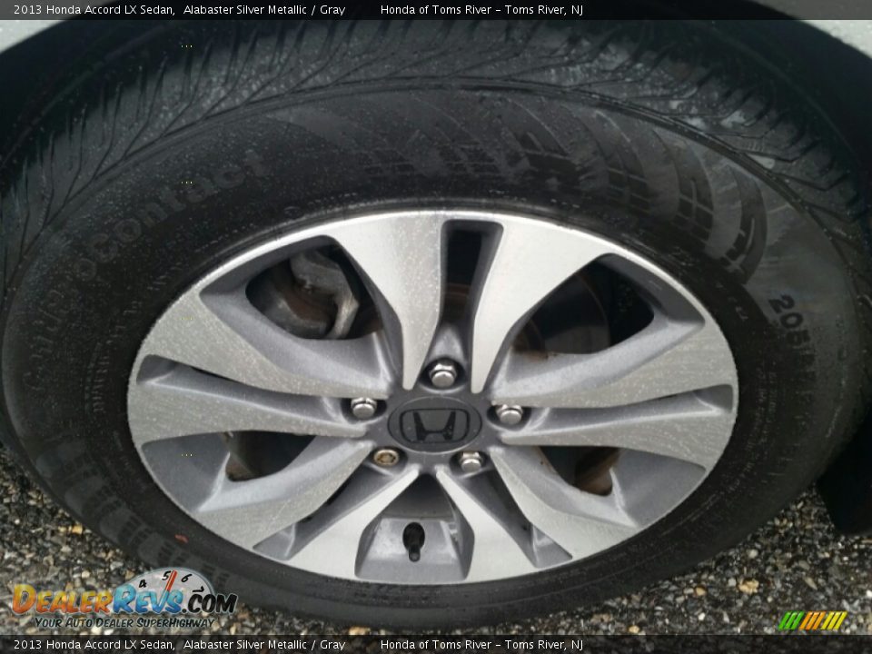 2013 Honda Accord LX Sedan Alabaster Silver Metallic / Gray Photo #3