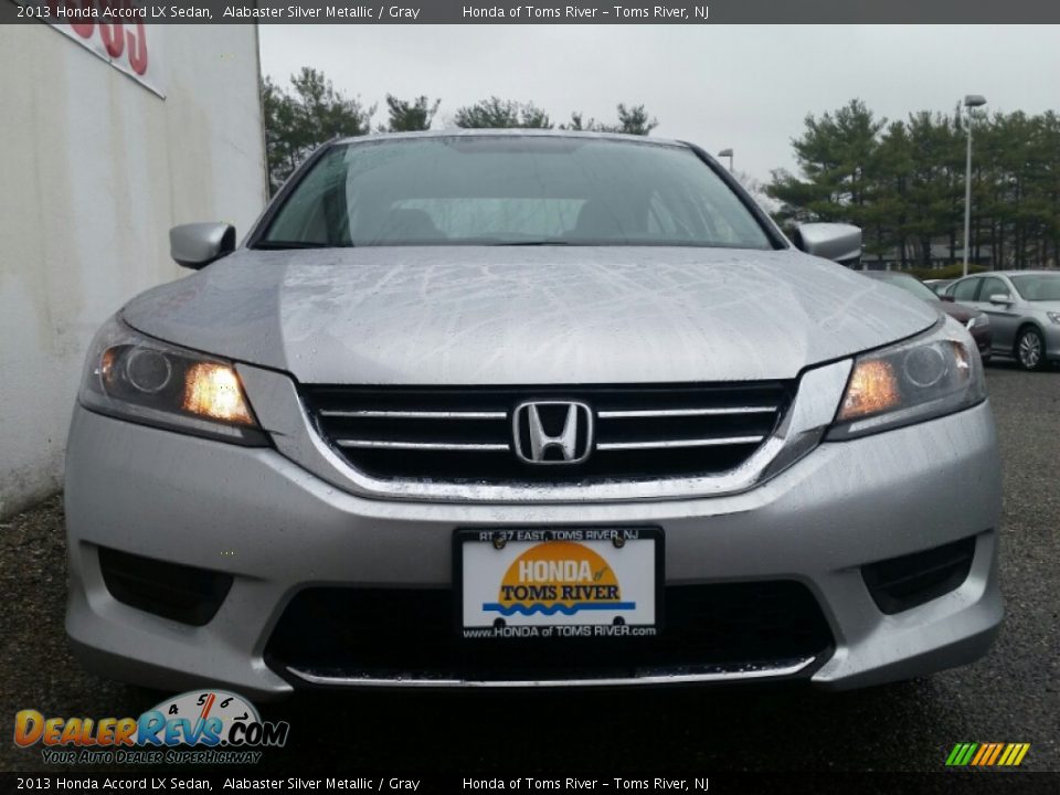 2013 Honda Accord LX Sedan Alabaster Silver Metallic / Gray Photo #4