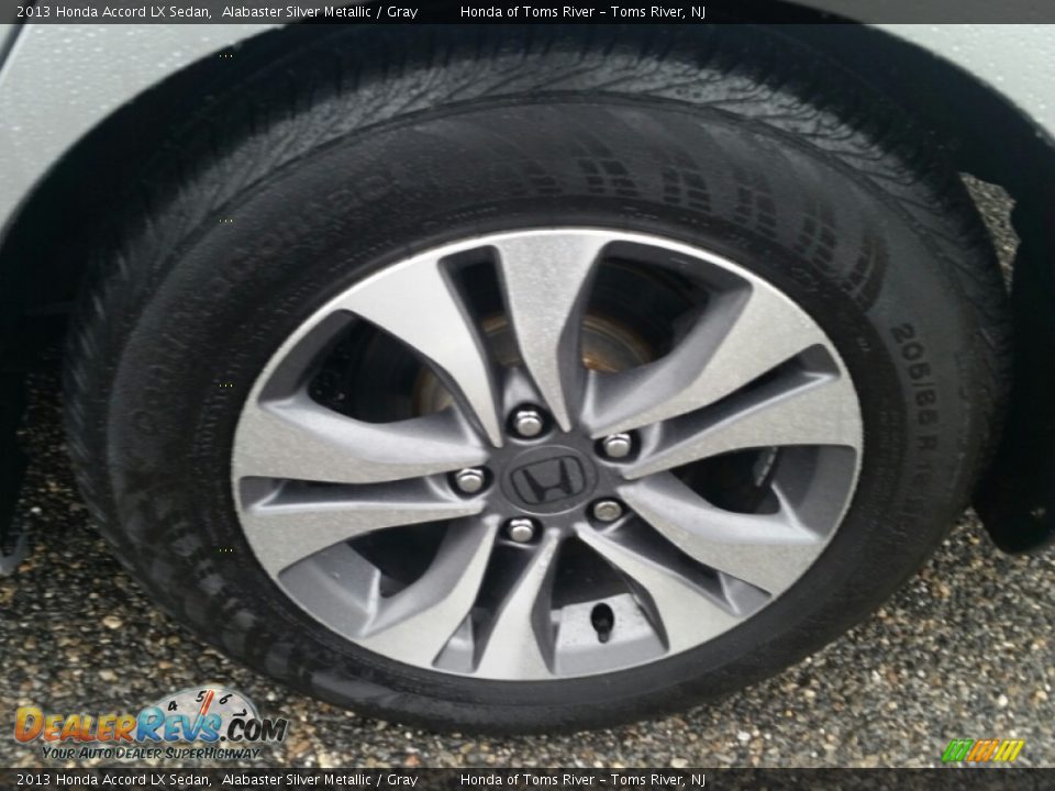 2013 Honda Accord LX Sedan Alabaster Silver Metallic / Gray Photo #6