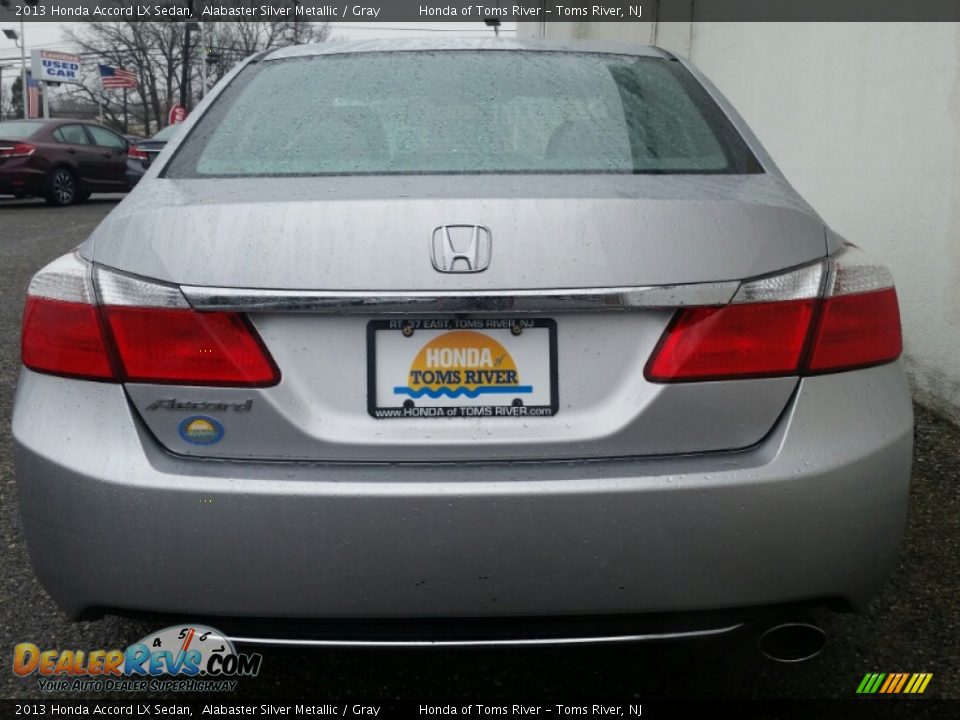 2013 Honda Accord LX Sedan Alabaster Silver Metallic / Gray Photo #8
