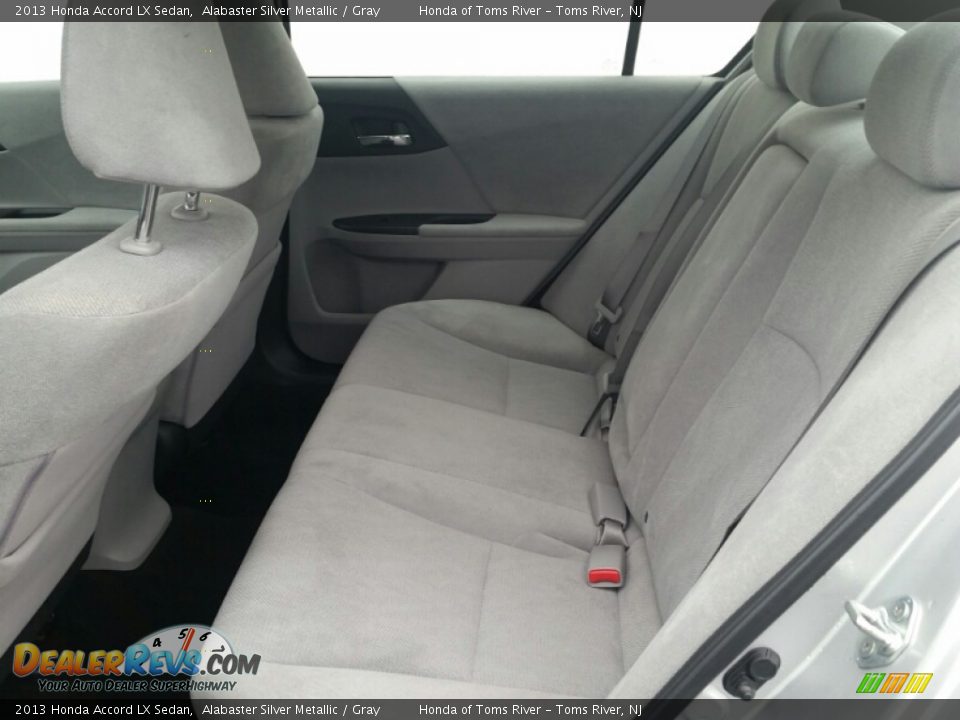 2013 Honda Accord LX Sedan Alabaster Silver Metallic / Gray Photo #10