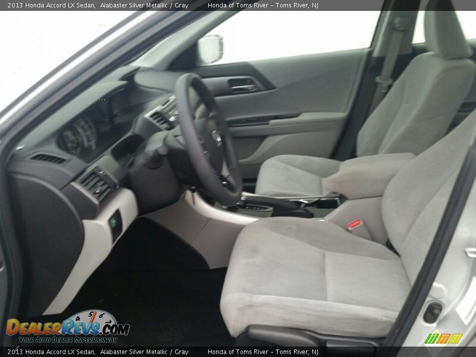 2013 Honda Accord LX Sedan Alabaster Silver Metallic / Gray Photo #14