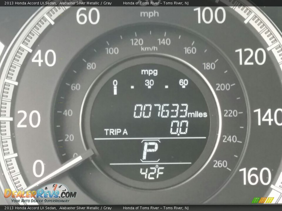 2013 Honda Accord LX Sedan Alabaster Silver Metallic / Gray Photo #20