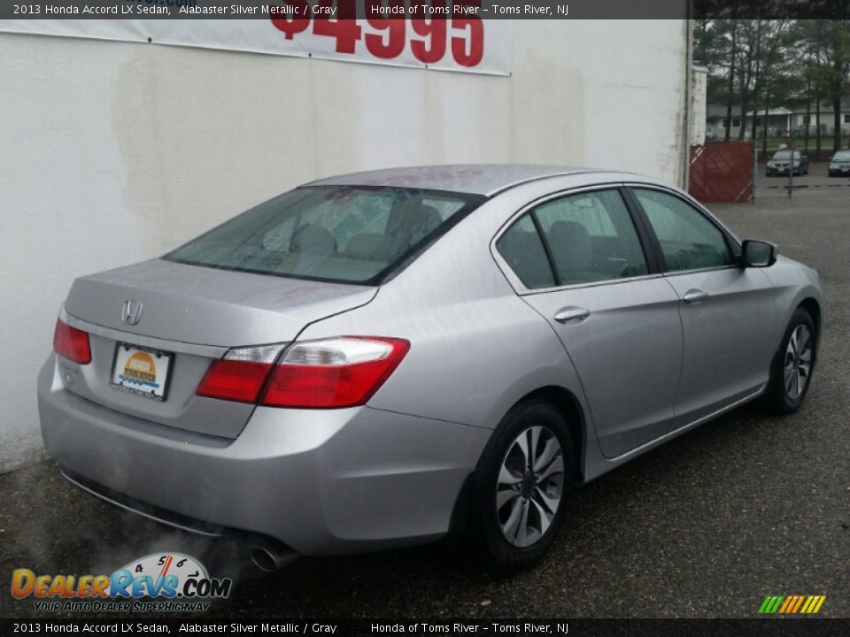 2013 Honda Accord LX Sedan Alabaster Silver Metallic / Gray Photo #22