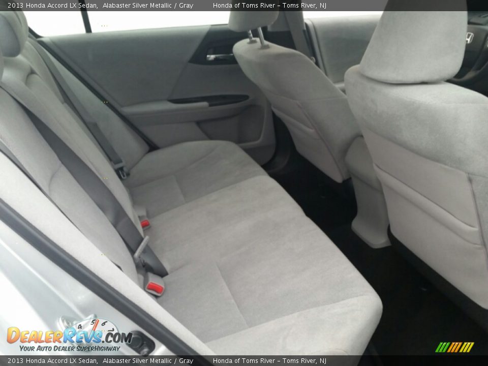 2013 Honda Accord LX Sedan Alabaster Silver Metallic / Gray Photo #25