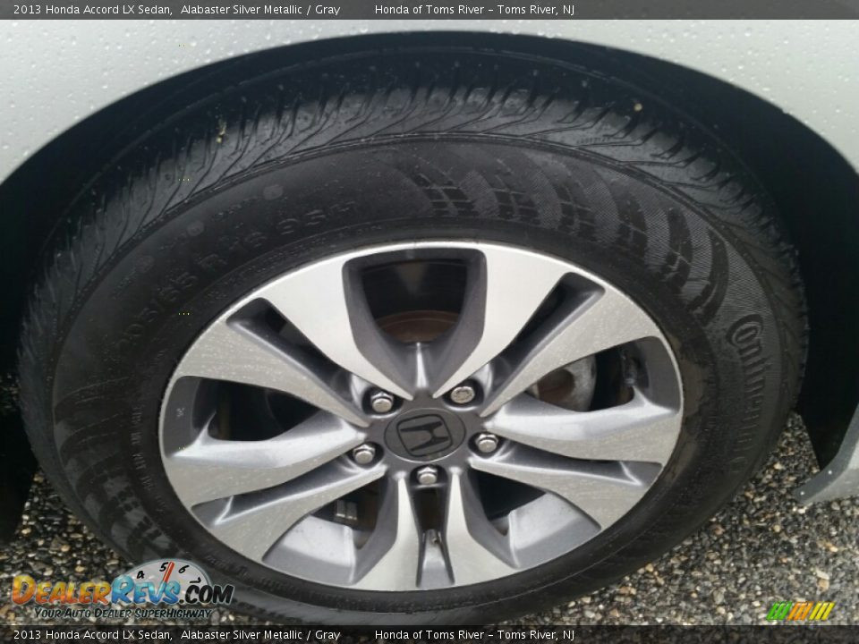 2013 Honda Accord LX Sedan Alabaster Silver Metallic / Gray Photo #30
