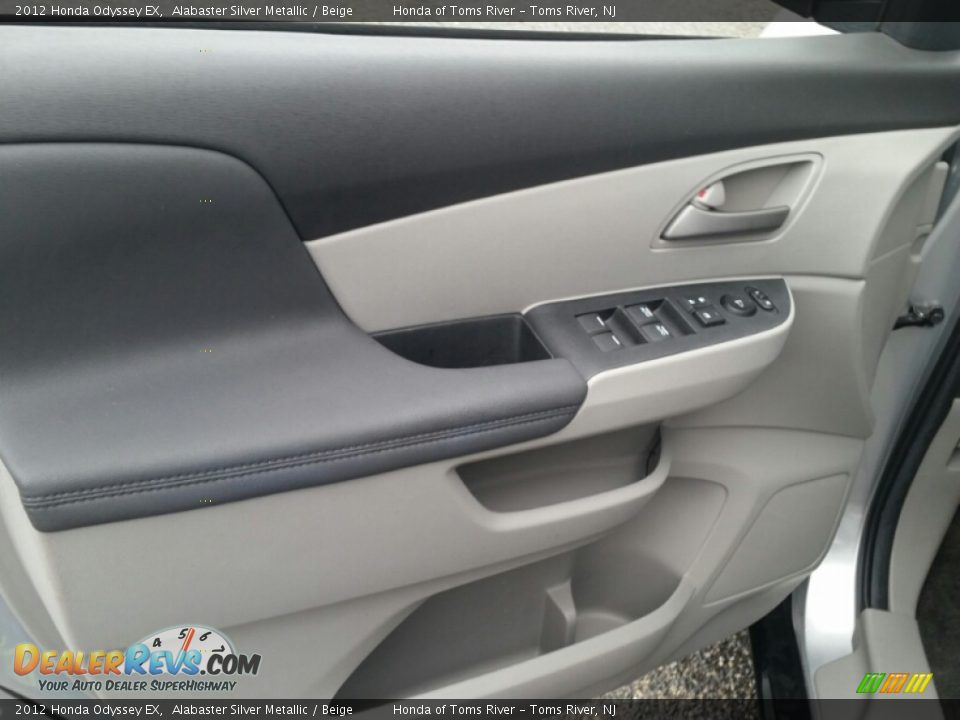 2012 Honda Odyssey EX Alabaster Silver Metallic / Beige Photo #12