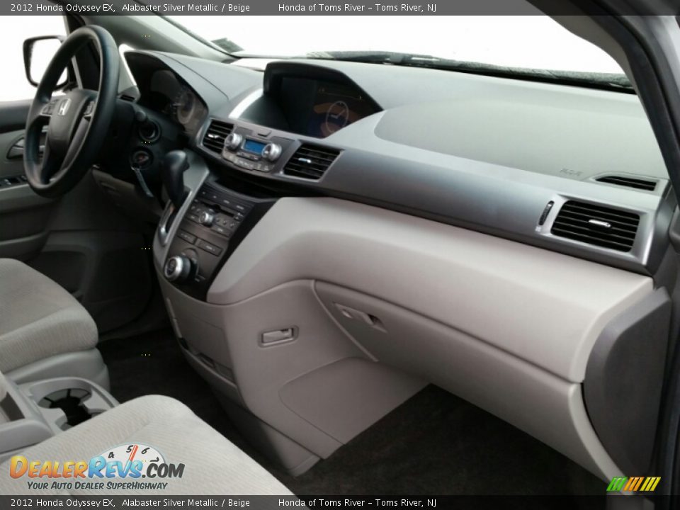 2012 Honda Odyssey EX Alabaster Silver Metallic / Beige Photo #23
