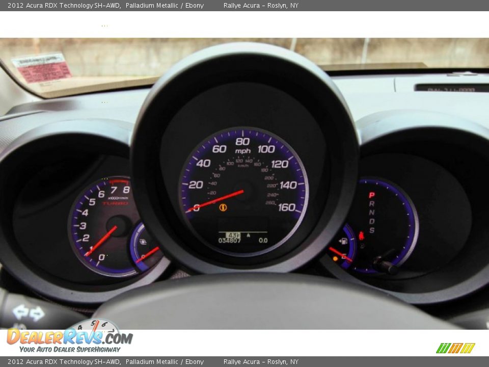 2012 Acura RDX Technology SH-AWD Palladium Metallic / Ebony Photo #19