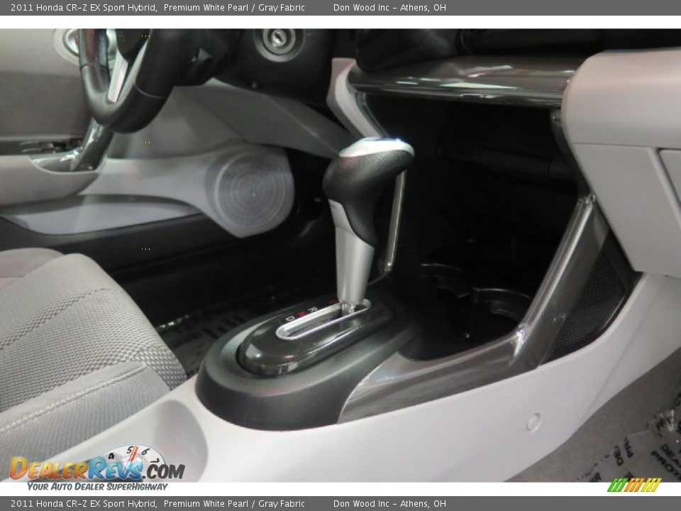 2011 Honda CR-Z EX Sport Hybrid Premium White Pearl / Gray Fabric Photo #25