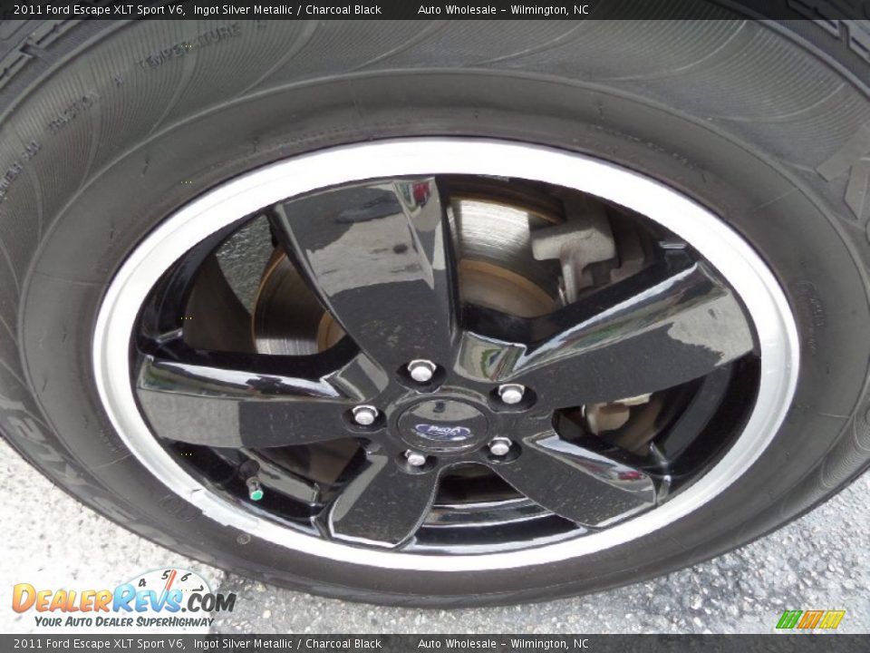 2011 Ford Escape XLT Sport V6 Ingot Silver Metallic / Charcoal Black Photo #7