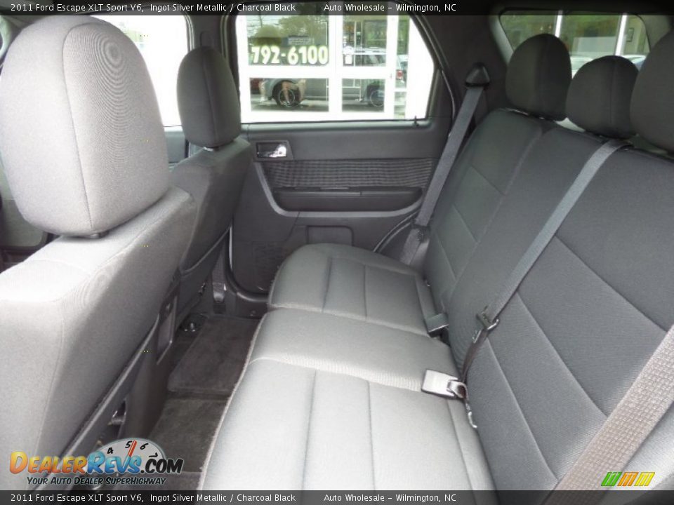 2011 Ford Escape XLT Sport V6 Ingot Silver Metallic / Charcoal Black Photo #12