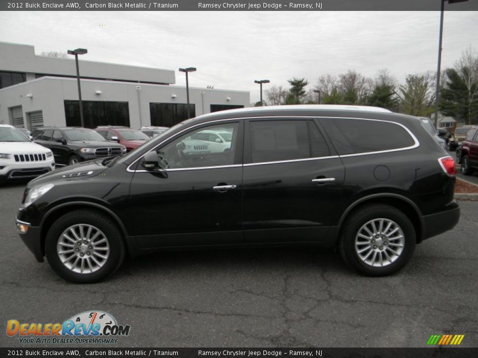 2012 Buick Enclave AWD Carbon Black Metallic / Titanium Photo #1