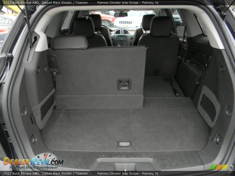 2012 Buick Enclave AWD Carbon Black Metallic / Titanium Photo #9