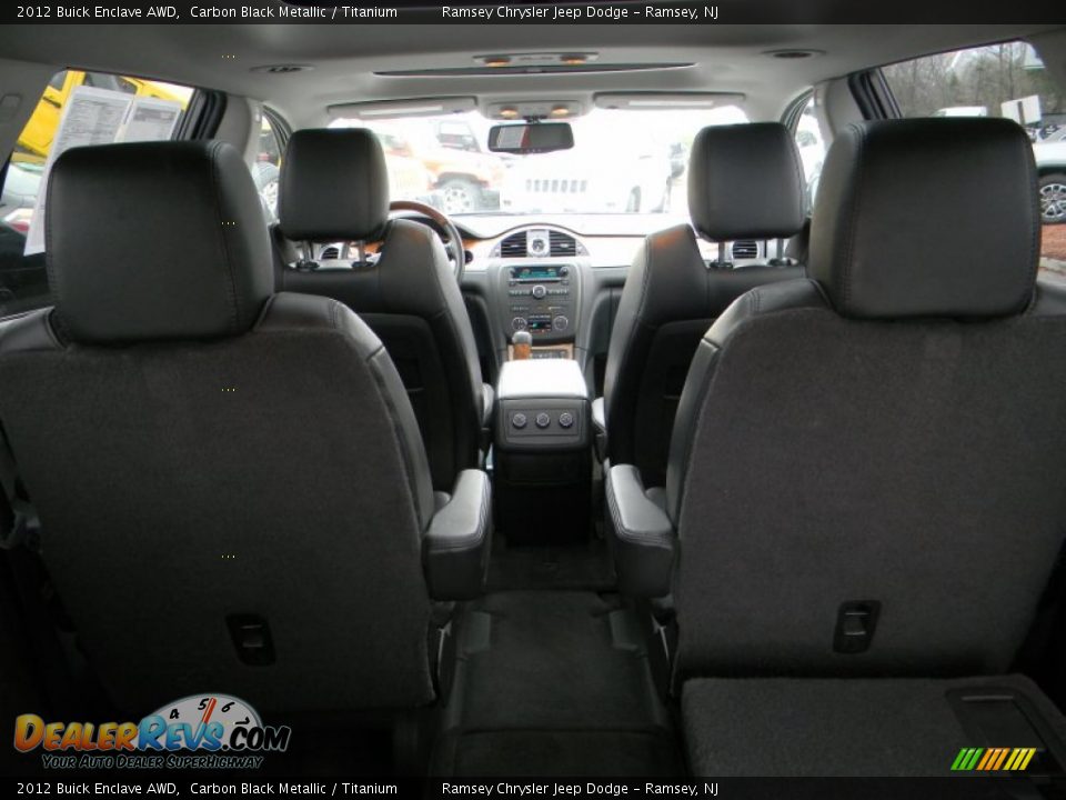 2012 Buick Enclave AWD Carbon Black Metallic / Titanium Photo #10
