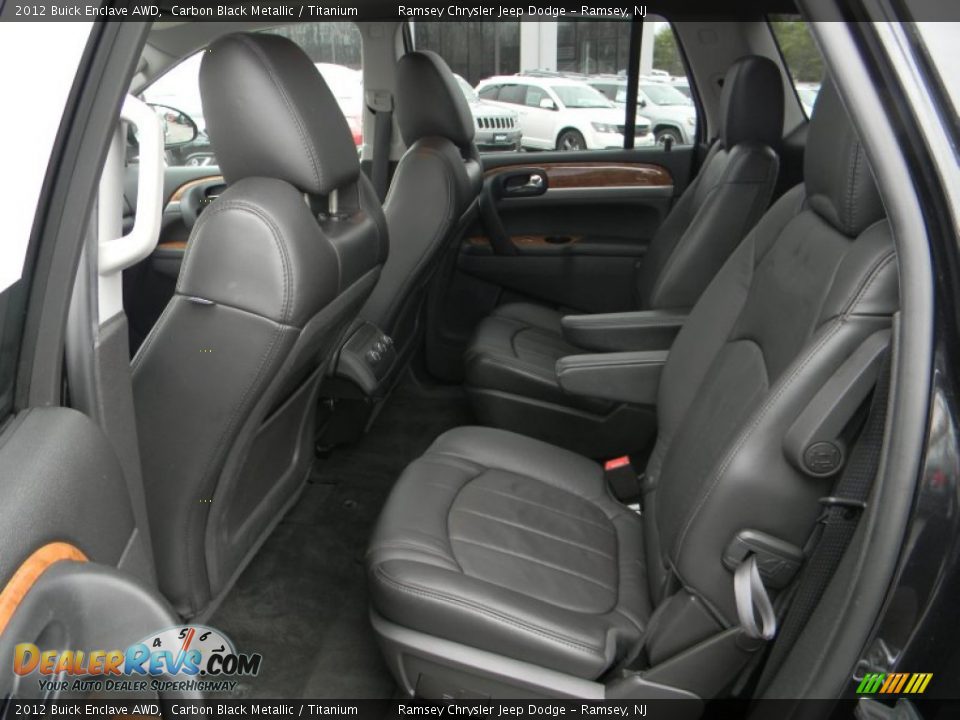 2012 Buick Enclave AWD Carbon Black Metallic / Titanium Photo #15