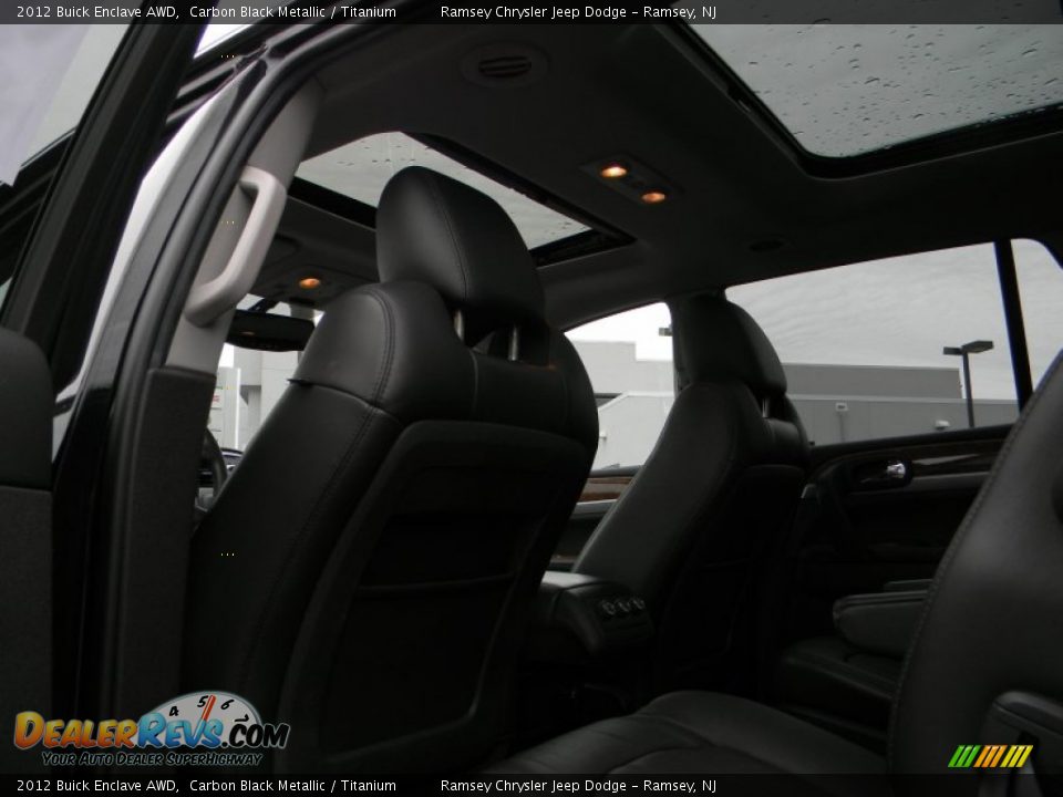 2012 Buick Enclave AWD Carbon Black Metallic / Titanium Photo #16