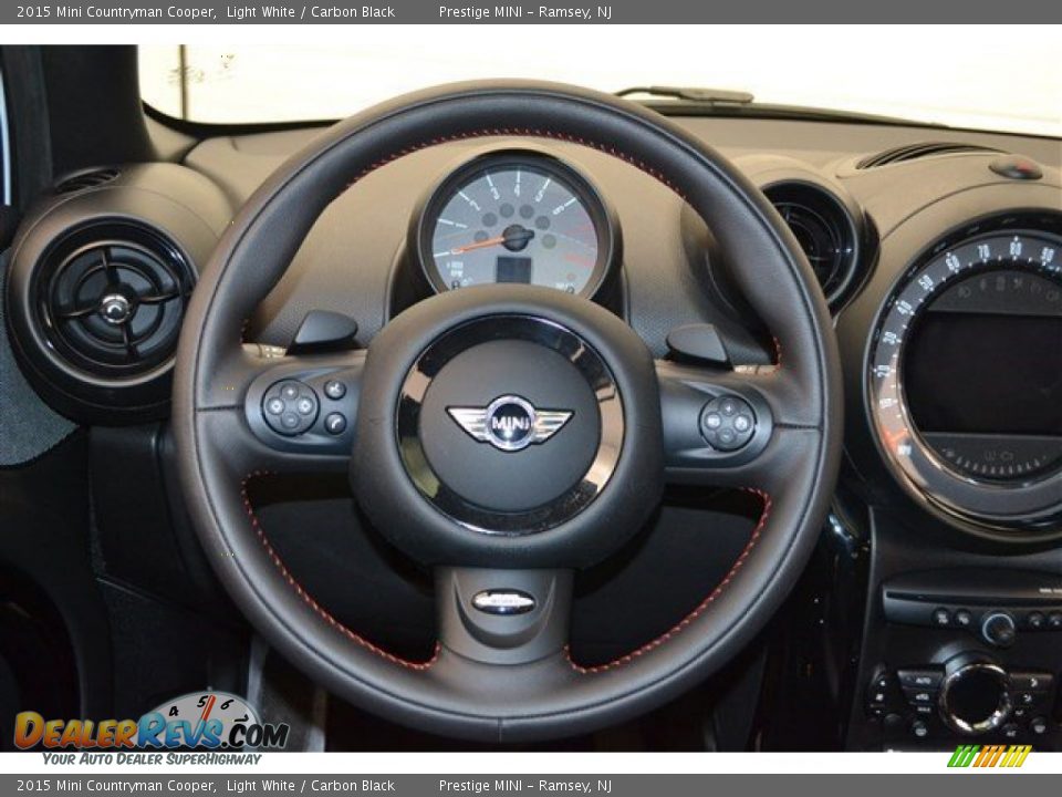 2015 Mini Countryman Cooper Light White / Carbon Black Photo #13