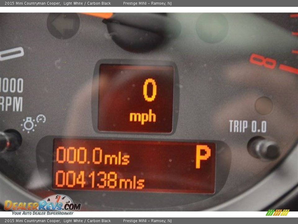 2015 Mini Countryman Cooper Light White / Carbon Black Photo #14