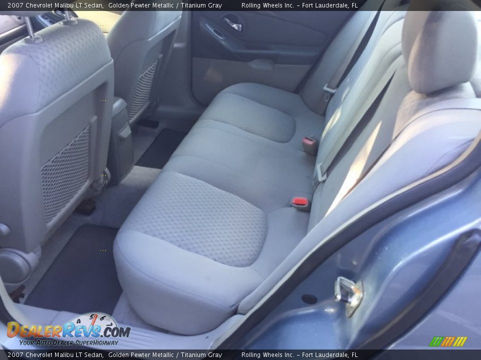 2007 Chevrolet Malibu LT Sedan Golden Pewter Metallic / Titanium Gray Photo #7