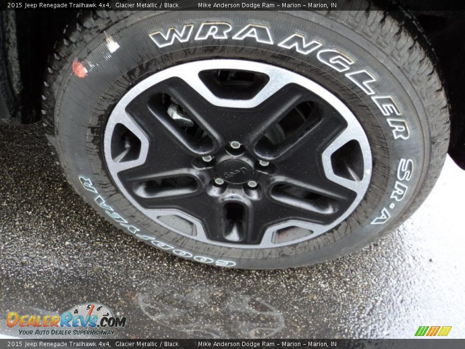 2015 Jeep Renegade Trailhawk 4x4 Glacier Metallic / Black Photo #10