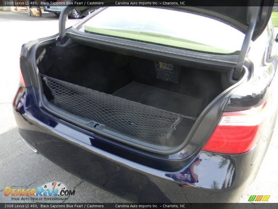 2008 Lexus LS 460 Black Sapphire Blue Pearl / Cashmere Photo #21