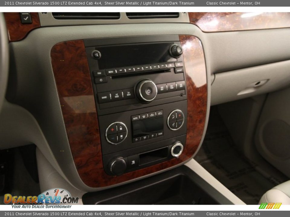 2011 Chevrolet Silverado 1500 LTZ Extended Cab 4x4 Sheer Silver Metallic / Light Titanium/Dark Titanium Photo #8