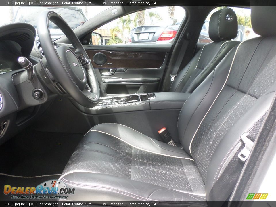 Front Seat of 2013 Jaguar XJ XJ Supercharged Photo #18
