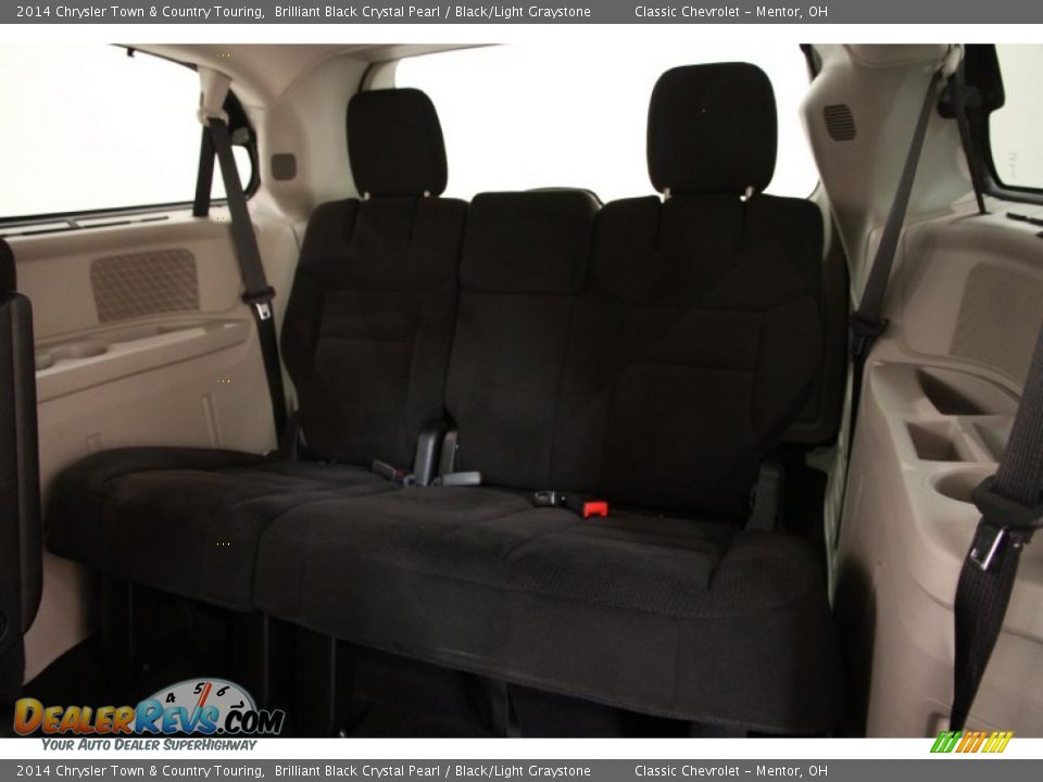 2014 Chrysler Town & Country Touring Brilliant Black Crystal Pearl / Black/Light Graystone Photo #10