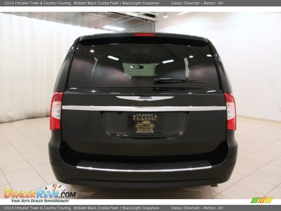 2014 Chrysler Town & Country Touring Brilliant Black Crystal Pearl / Black/Light Graystone Photo #11