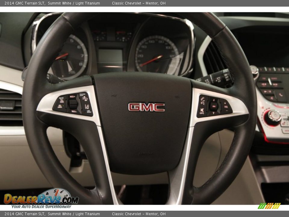 2014 GMC Terrain SLT Steering Wheel Photo #6