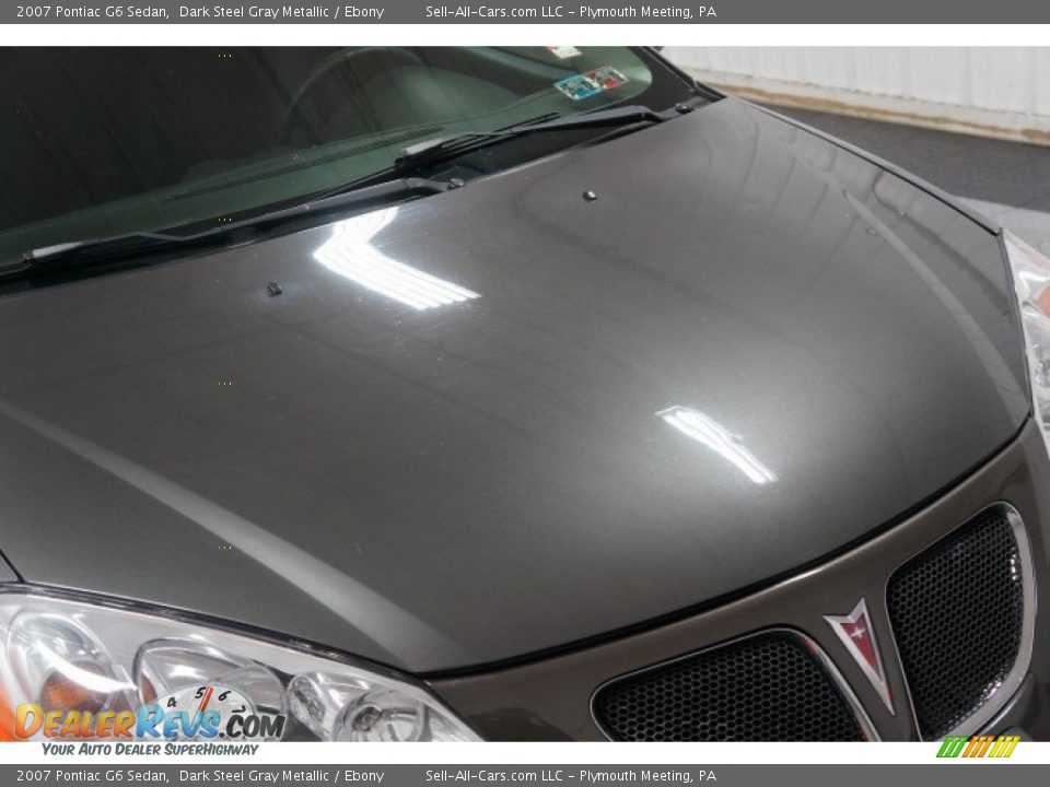 2007 Pontiac G6 Sedan Dark Steel Gray Metallic / Ebony Photo #36