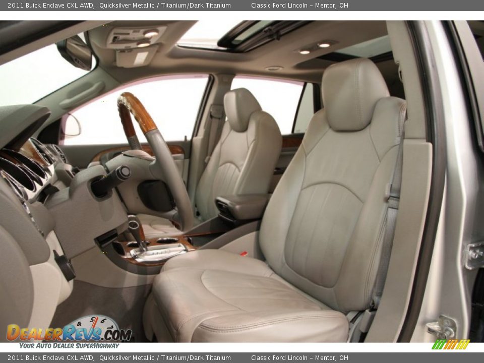 2011 Buick Enclave CXL AWD Quicksilver Metallic / Titanium/Dark Titanium Photo #4